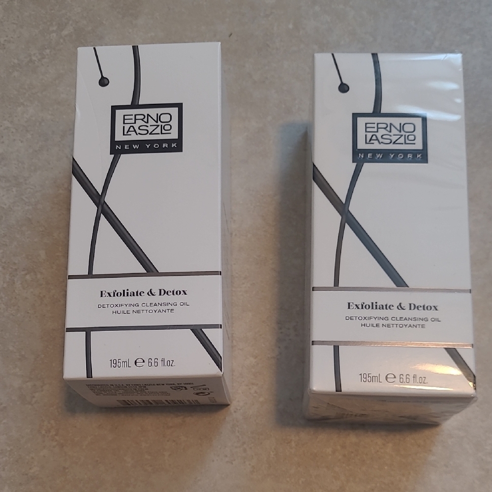 Erno Laszlo Exfoliate & Detox Cleansing Oil - White and Black